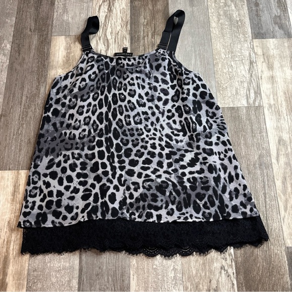 Lane Bryant Tank Top, Women’s 16, Leopard Print, Black, White - Picture 5 of 6